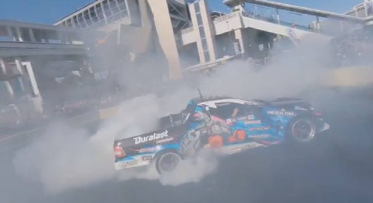 Poster image for video about Drifting at SEMA